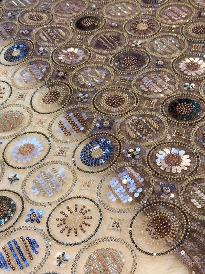 Ziffat Handwork Net Emroidery 54 inch width Luxury Collection