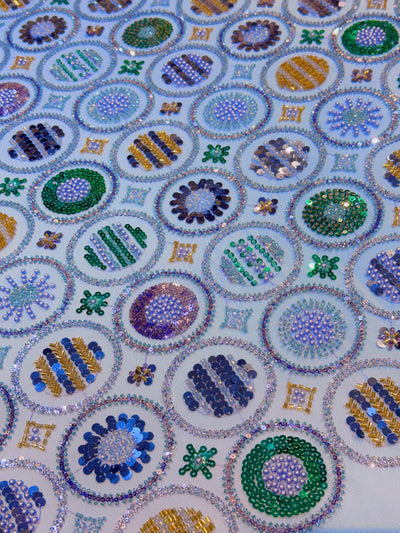 Ziffat Handwork Net Emroidery 54 inch width Luxury Collection