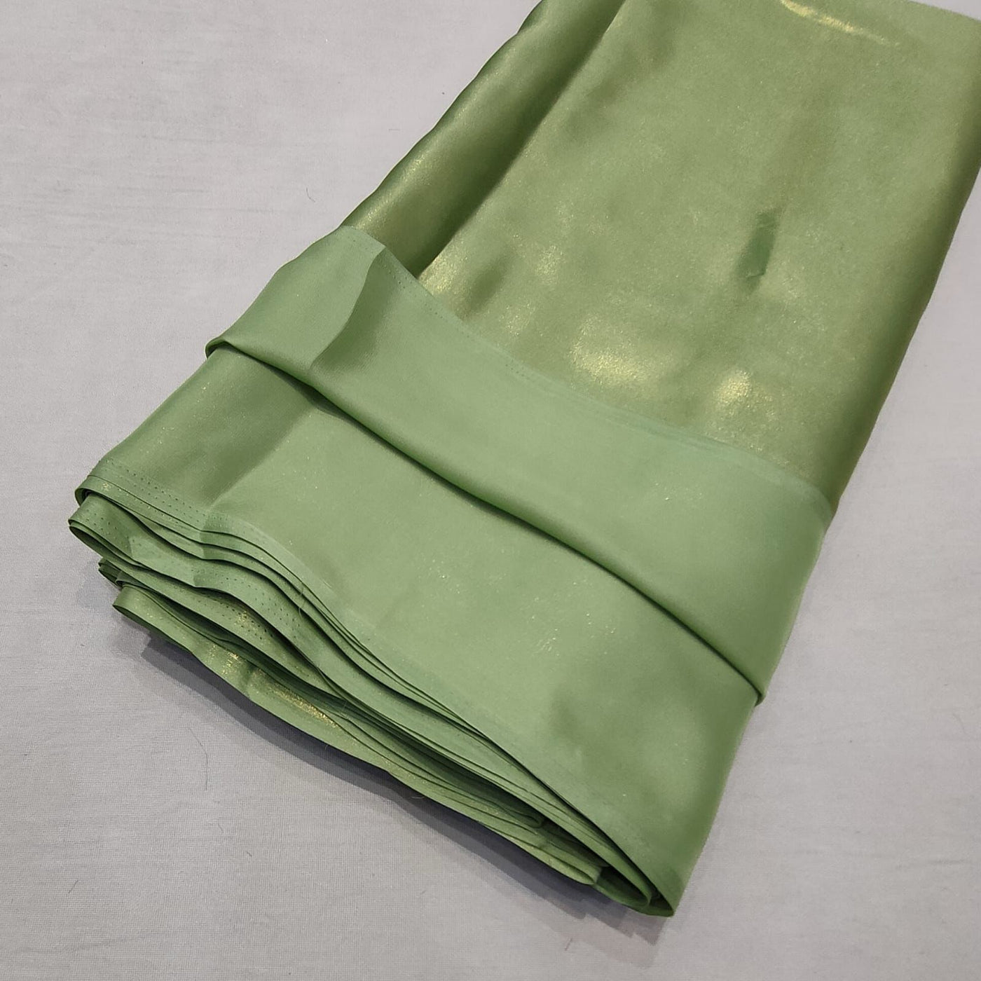 (Wholesale Pack of 20 meter) Superflowy Satin Georgette Shimmer Foil 44 inch width