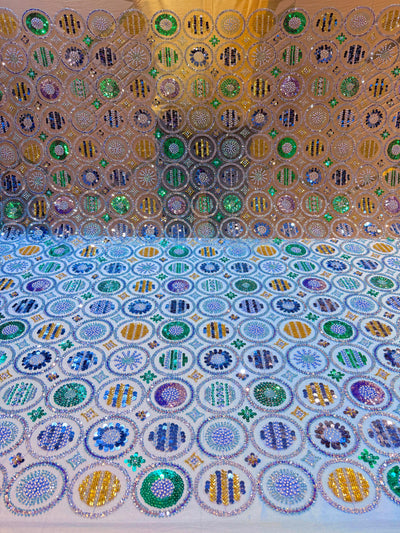 Ziffat Handwork Net Emroidery 54 inch width Luxury Collection