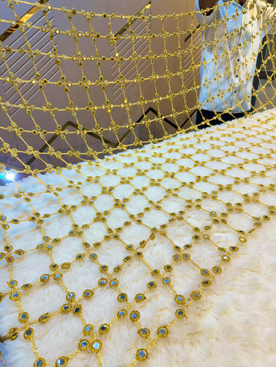 Preorder -Viral Crochet Real Handwork Mirror Dupatta (Dispatch after 20 Days)