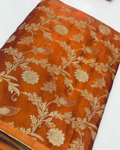 Pure Crape Silk Brocade Supersoft