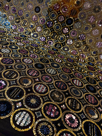 Ziffat Handwork Net Emroidery 54 inch width Luxury Collection