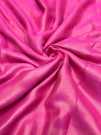 Superflowy Satin Georgette Shimmer Foil 44 Inch width