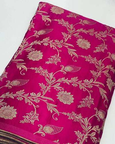 Pure Crape Silk Brocade Supersoft