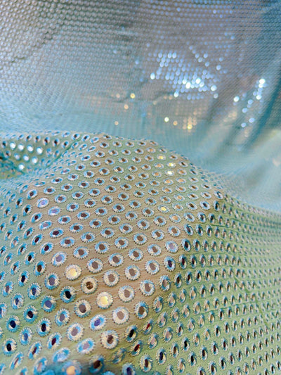 Pure Viscose Georgette Mirrror Embroidery 44 inch width