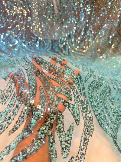 Azmi Imported Net Handwork Embroidery 54 inch width