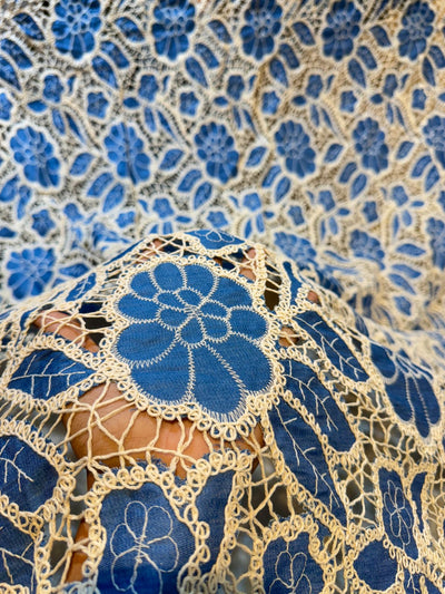 Denim Crochet Fabric big width 50 inch