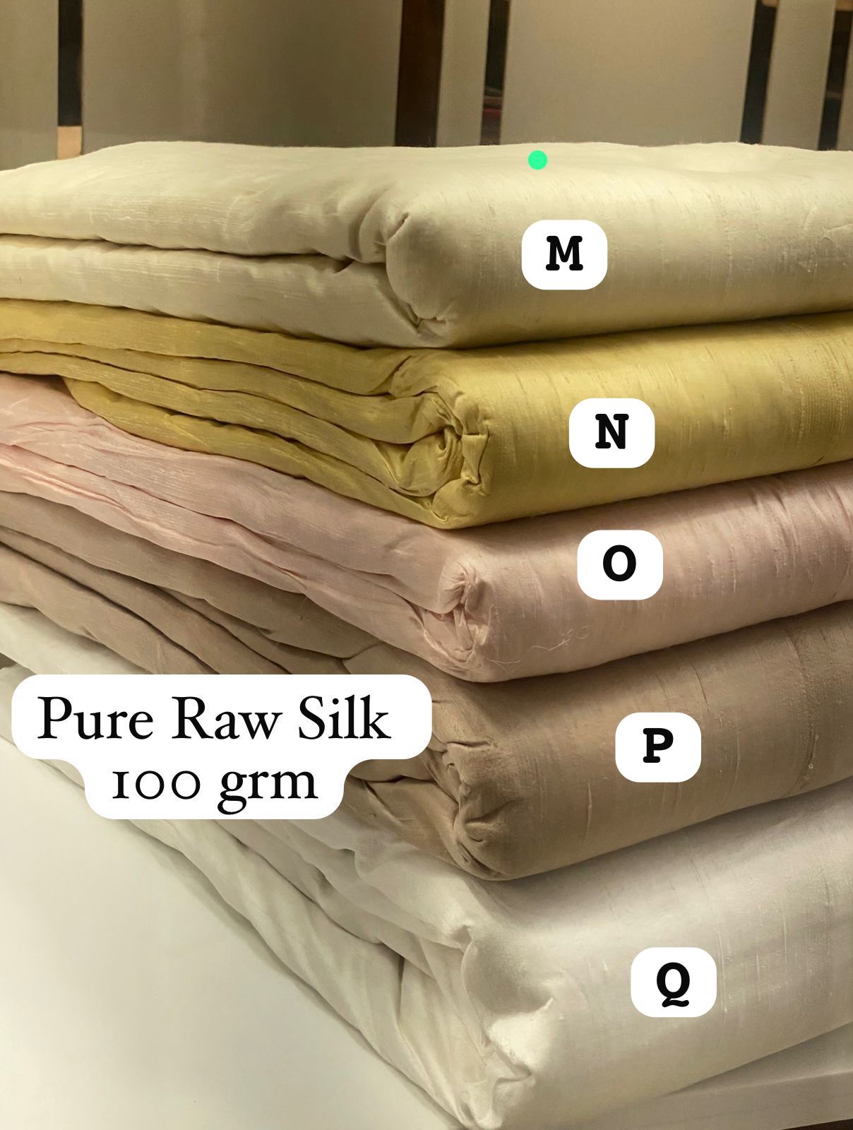 Pure Raw Silk Solid Colors Mill Dyed 44 Inch width