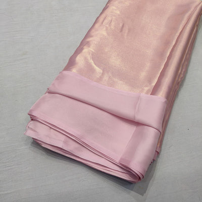 (Wholesale Pack of 20 meter) Superflowy Satin Georgette Shimmer Foil 44 inch width