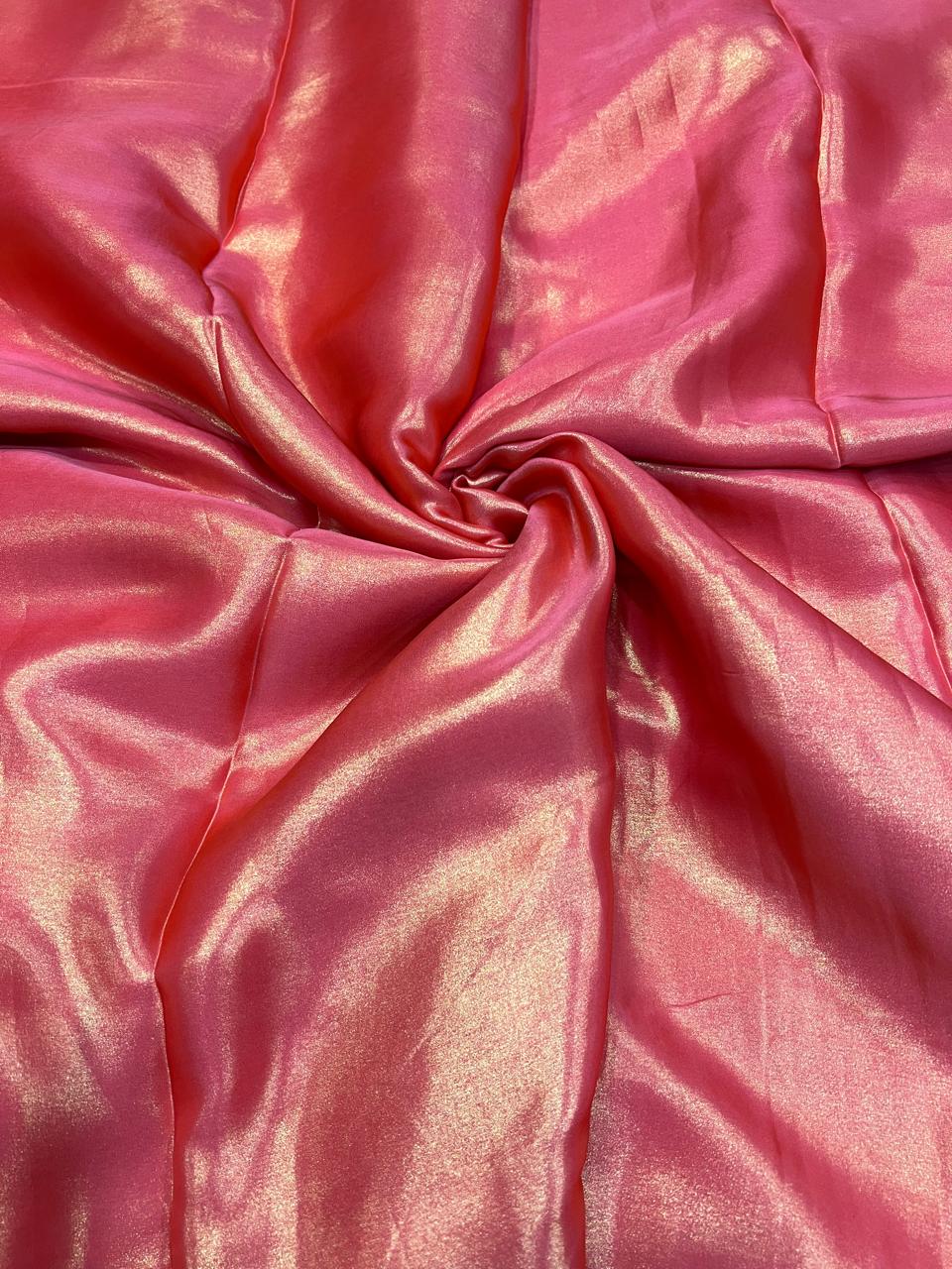 Superflowy Satin Georgette Shimmer Foil 44 Inch width