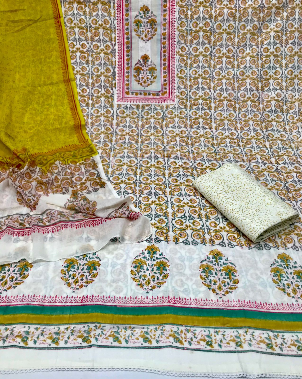Very Beautiful unstitched cotton suits