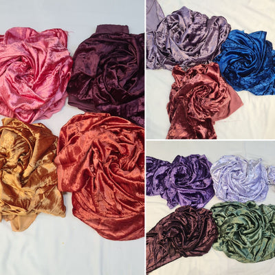 Pure Viscose Velvets Solid Colors 44 inch Width