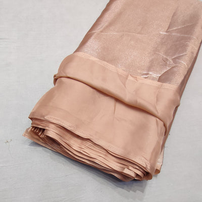 (Wholesale Pack of 20 meter) Superflowy Satin Georgette Shimmer Foil 44 inch width