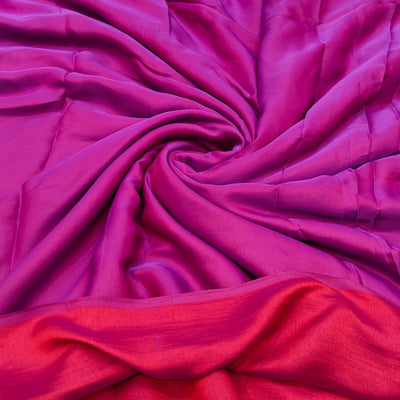 Two Tone Reversible Satin Silk