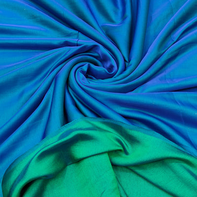 Two Tone Reversible Satin Silk