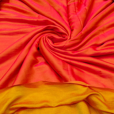 Two Tone Reversible Satin Silk