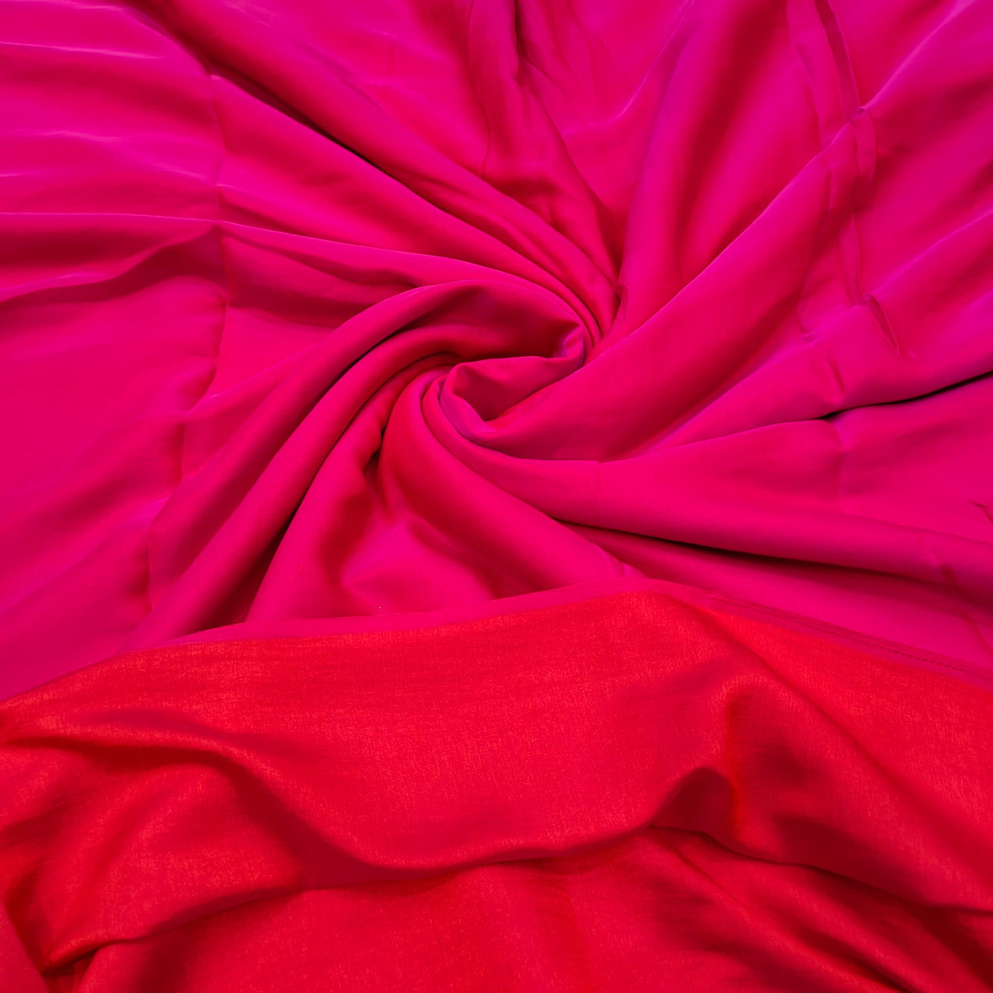 Two Tone Reversible Satin Silk