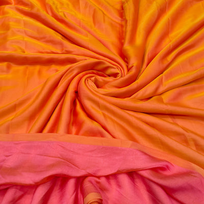 Two Tone Reversible Satin Silk