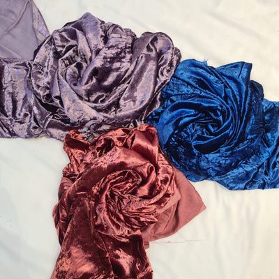 Pure Viscose Velvets Solid Colors 44 inch Width