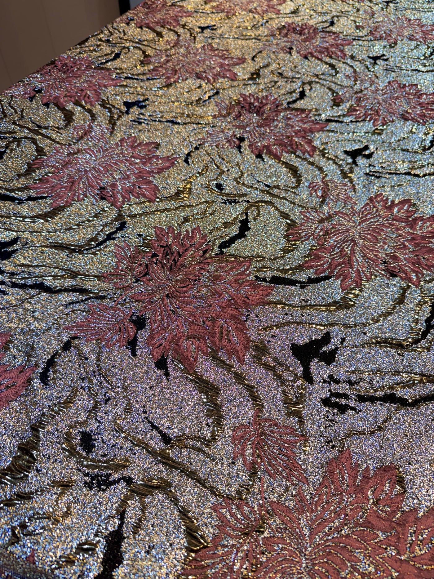 Fiora Big Width Korean Organza Jacquard Fabric 55 inch width