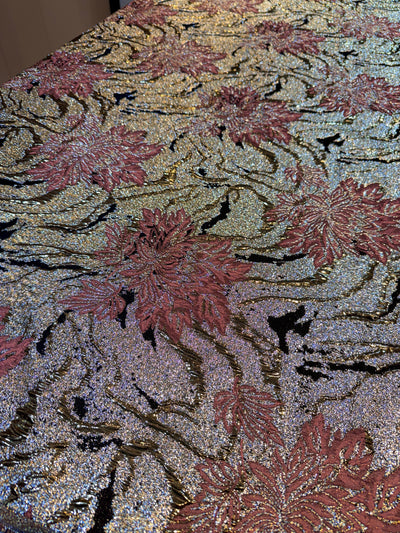 Fiora Big Width Korean Organza Jacquard Fabric 55 inch width