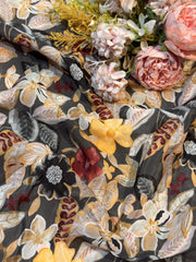 (Wholesale Pack Of 20 meter -Dispatch After 7 days )  Pure Viscose Crape Prints  (Design -  RA01537-8)