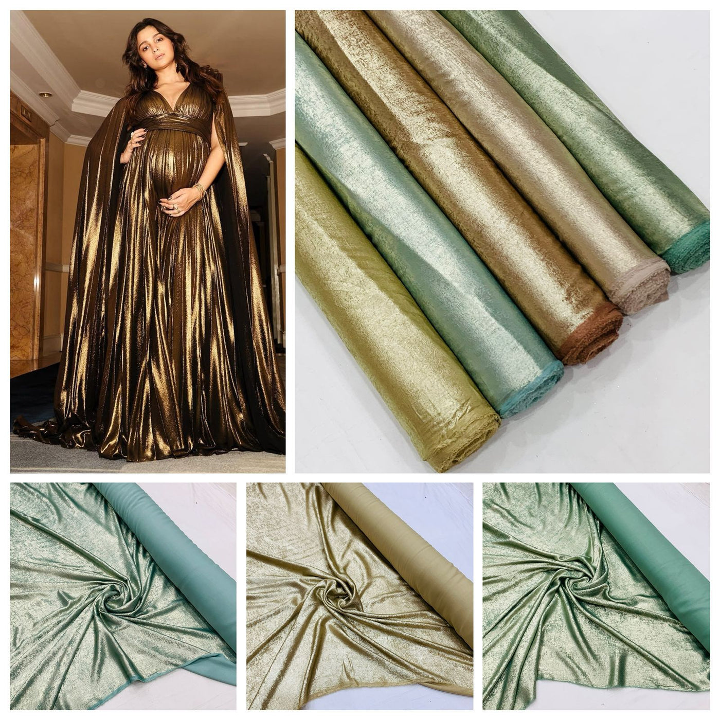 Exclusive Imported strechable Armani foil lycra big width 54 inch