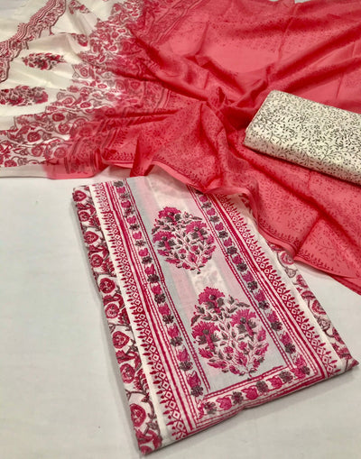 Very Beautiful unstitched cotton suits