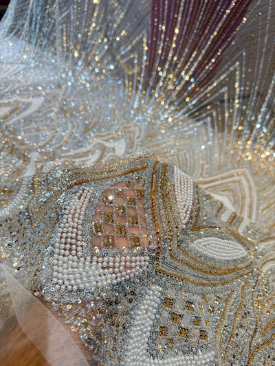 Costa Handwork Net Embroidery  54 inch width