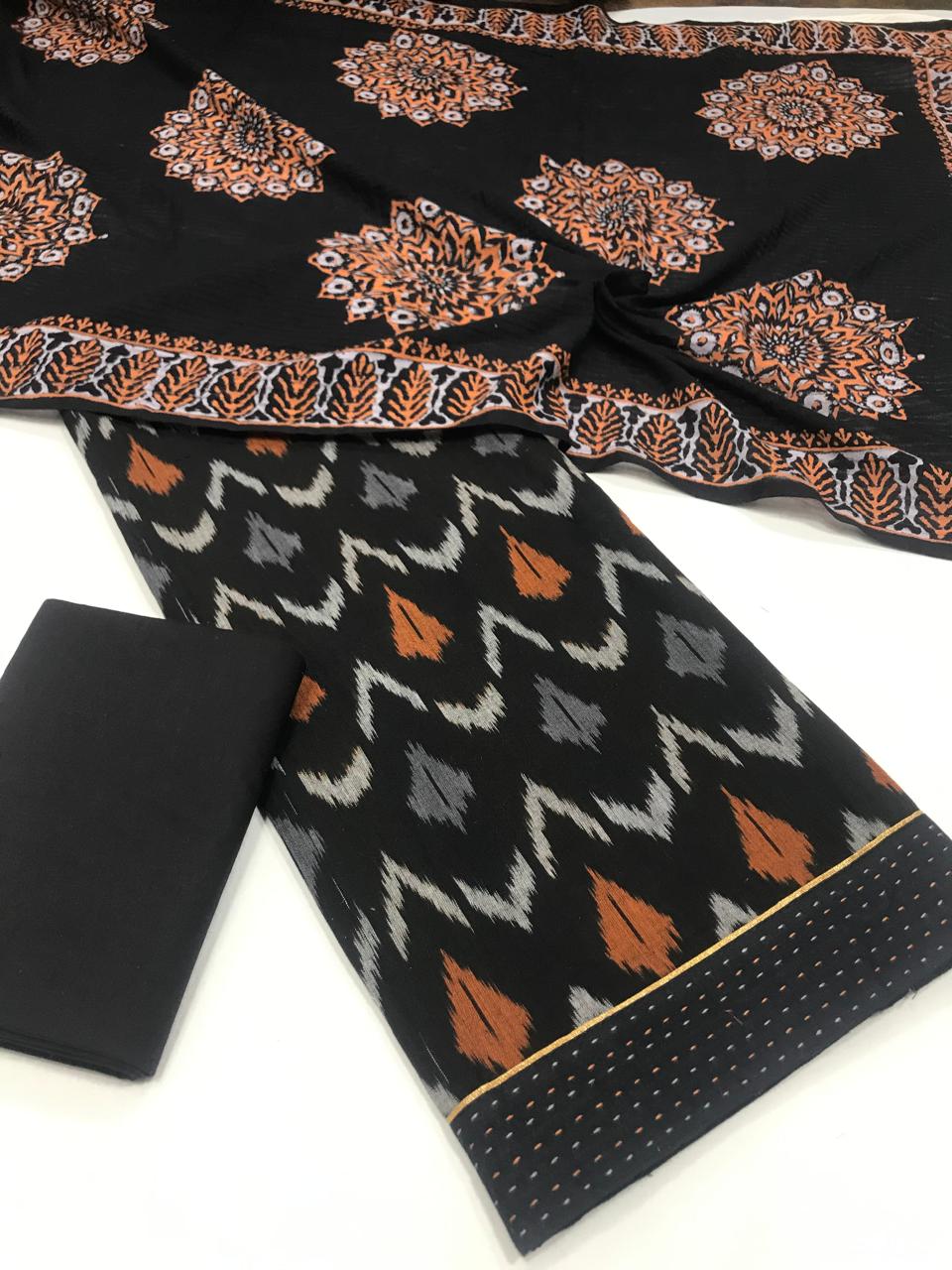 Very beautiful unstiched cotton suits