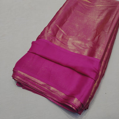 (Wholesale Pack of 20 meter) Superflowy Satin Georgette Shimmer Foil 44 inch width