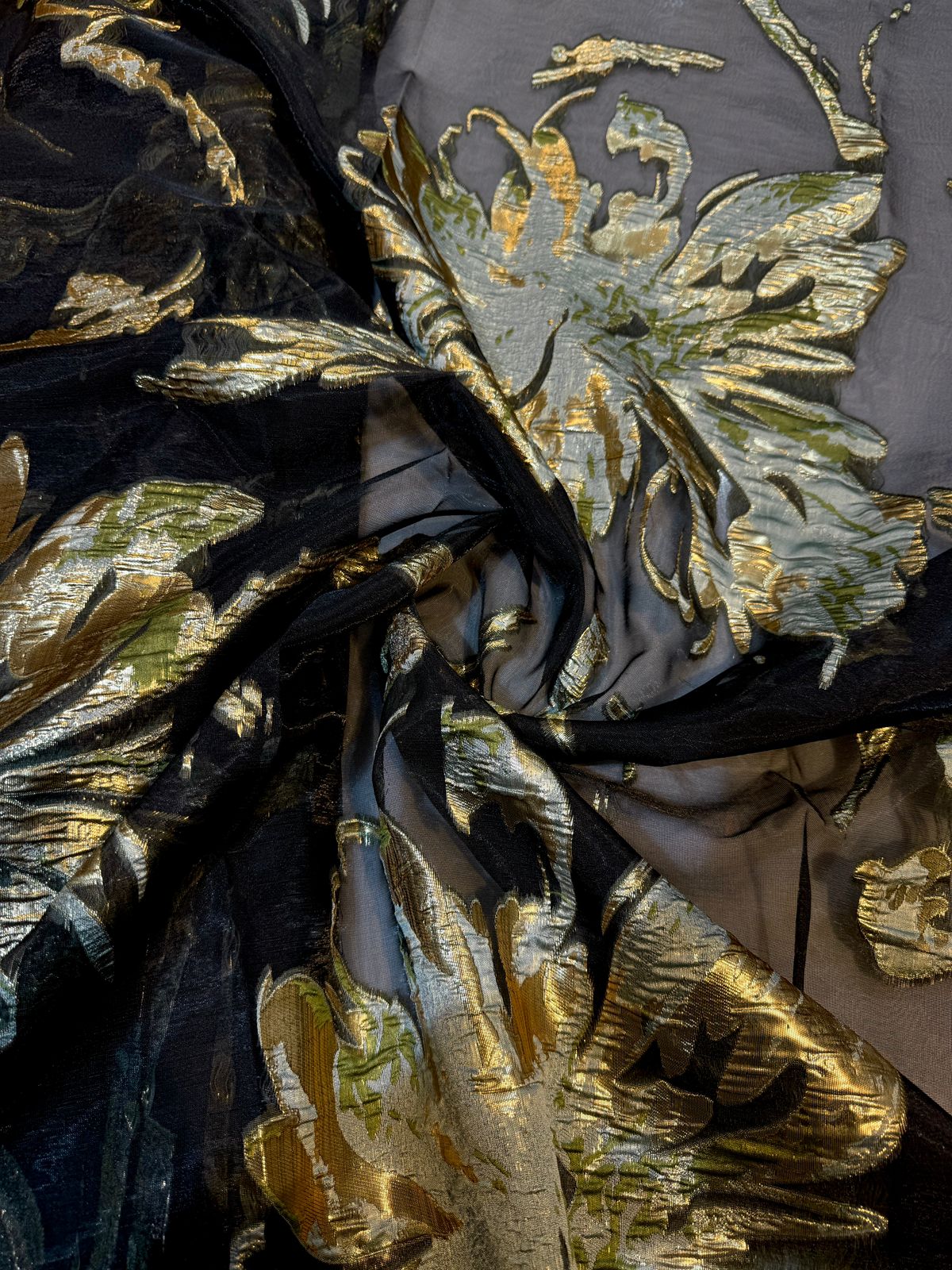 Fiora Big Width Organza Jacquard Fabric 55 inch width