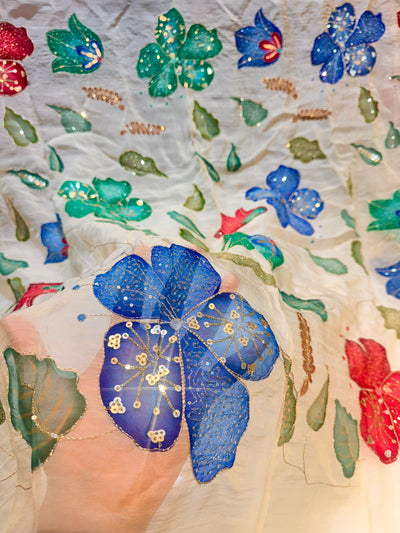 Tina pure Viscose Organza Embroidery 44 inch Width
