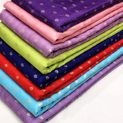 Pure Viscose Silk Jacquard 44 inch width  (Booti Pattern)