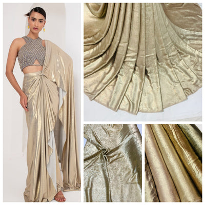 Exclusive Imported strechable Armani foil lycra big width 54 inch
