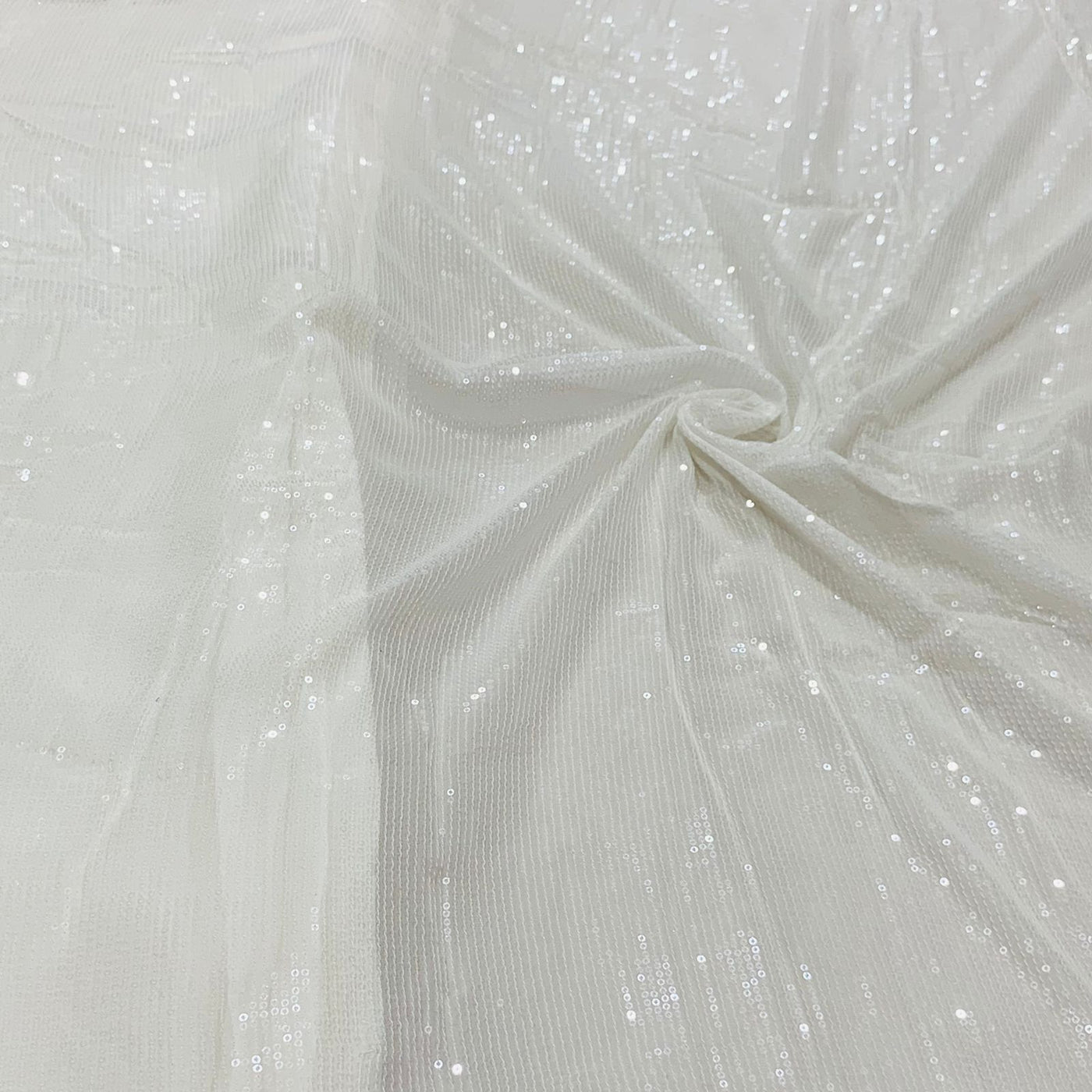 Pure Georgette Dyeable Sequins 44 Inch Width