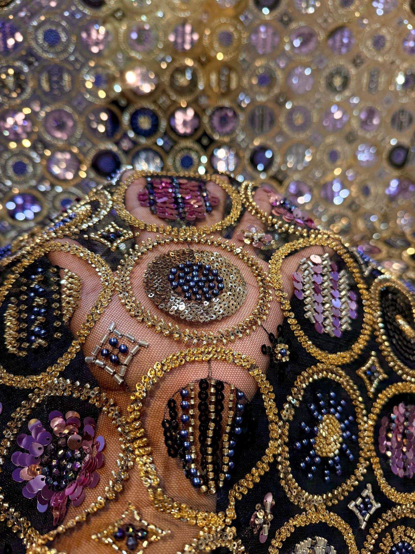 Ziffat Handwork Net Emroidery 54 inch width Luxury Collection