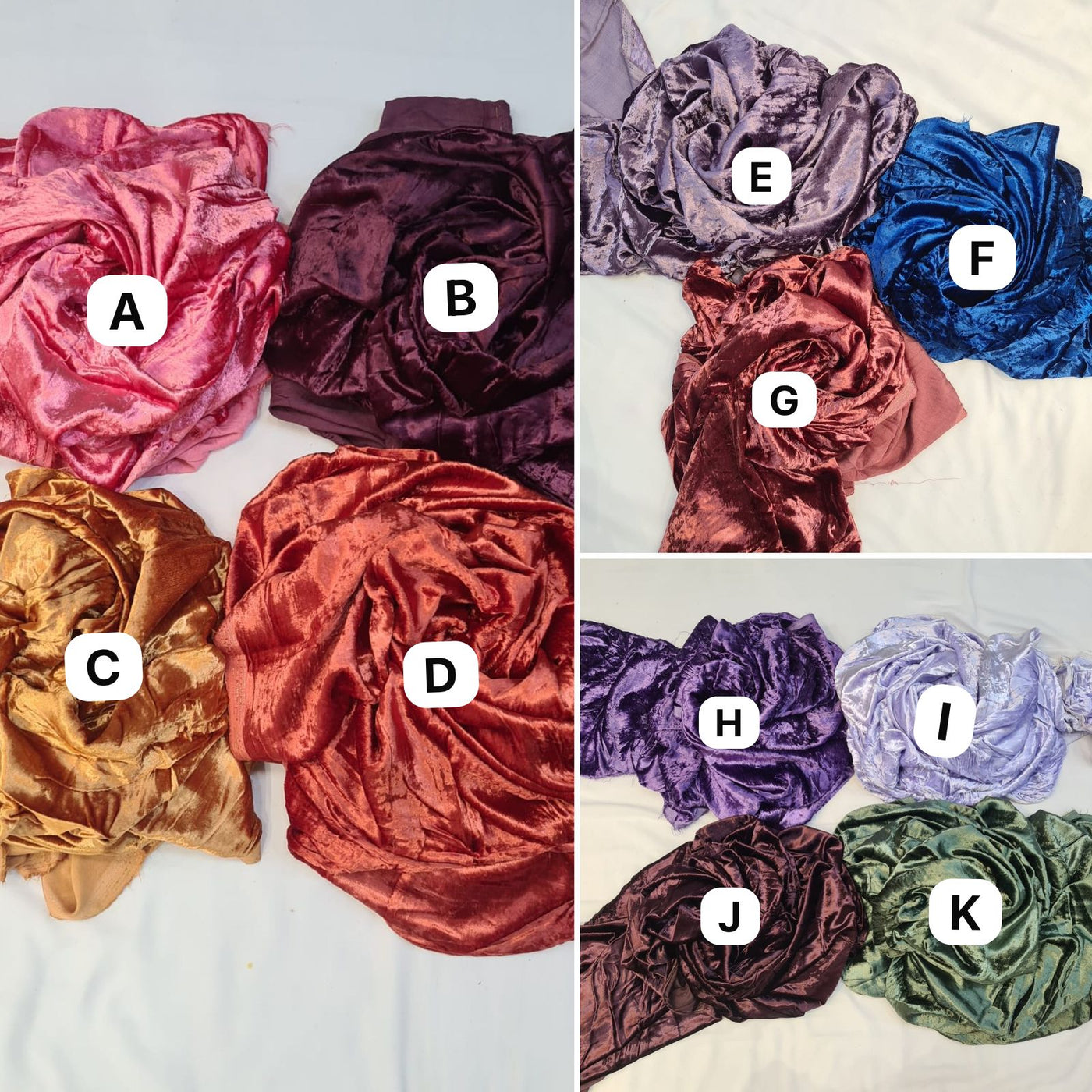 Pure Viscose Velvets Solid Colors 44 inch Width