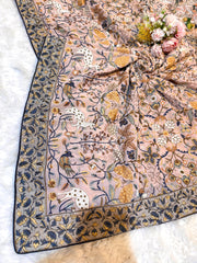 Pink Original Georgette Shikargarh Dupatta 2.30 Meter Length