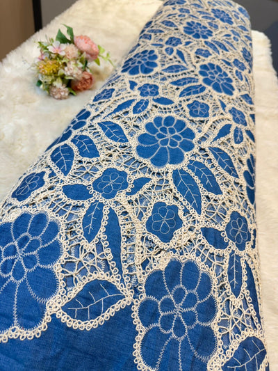 Denim Crochet Fabric big width 50 inch