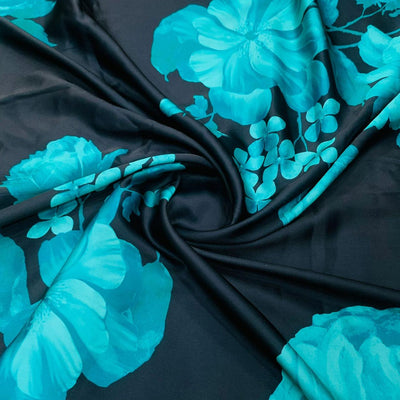 Satin Georgette Floral prints 44 Inch width