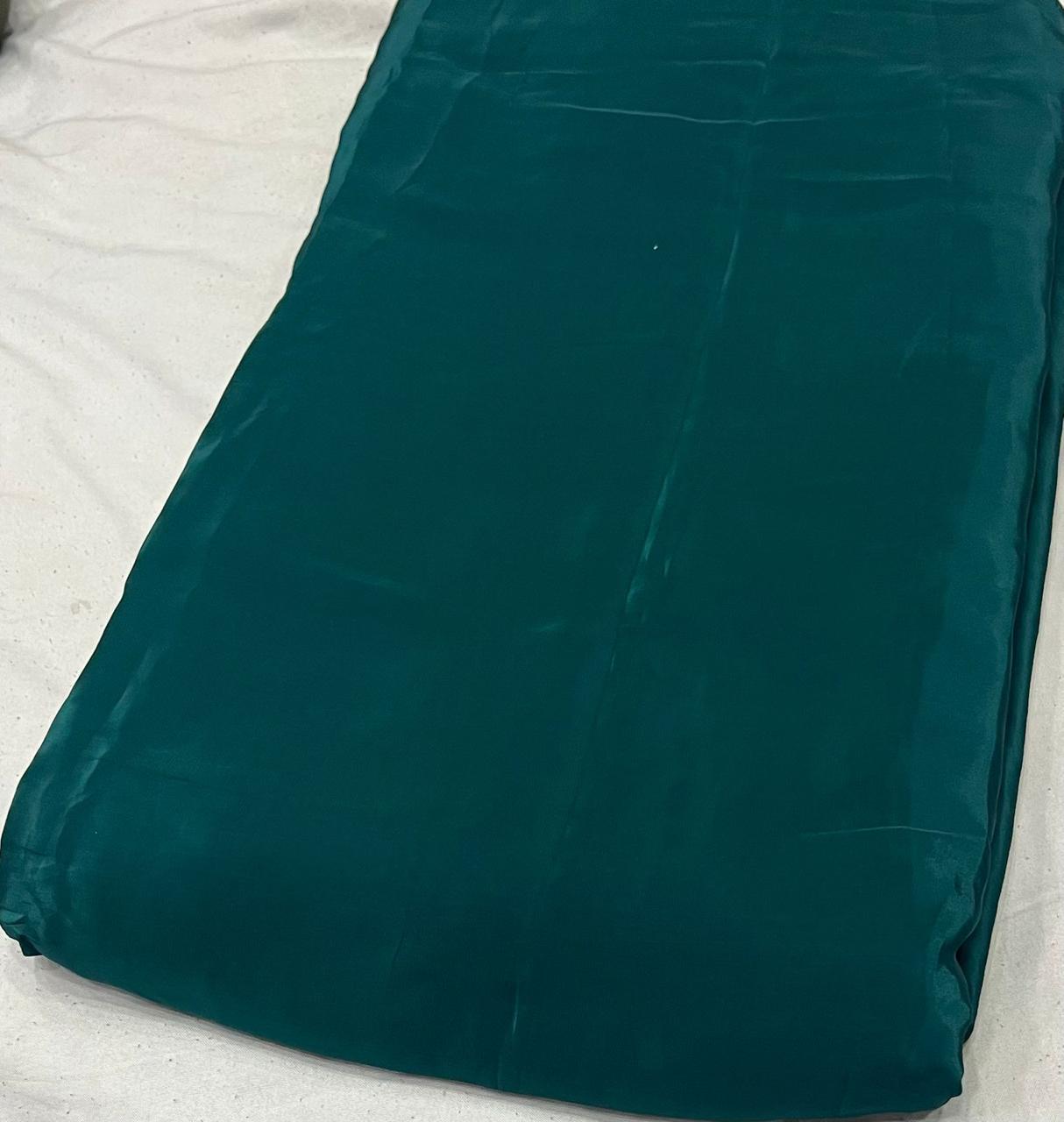 Pure Viscose Crape Plain Colors 44 Inch Width Solid Colors