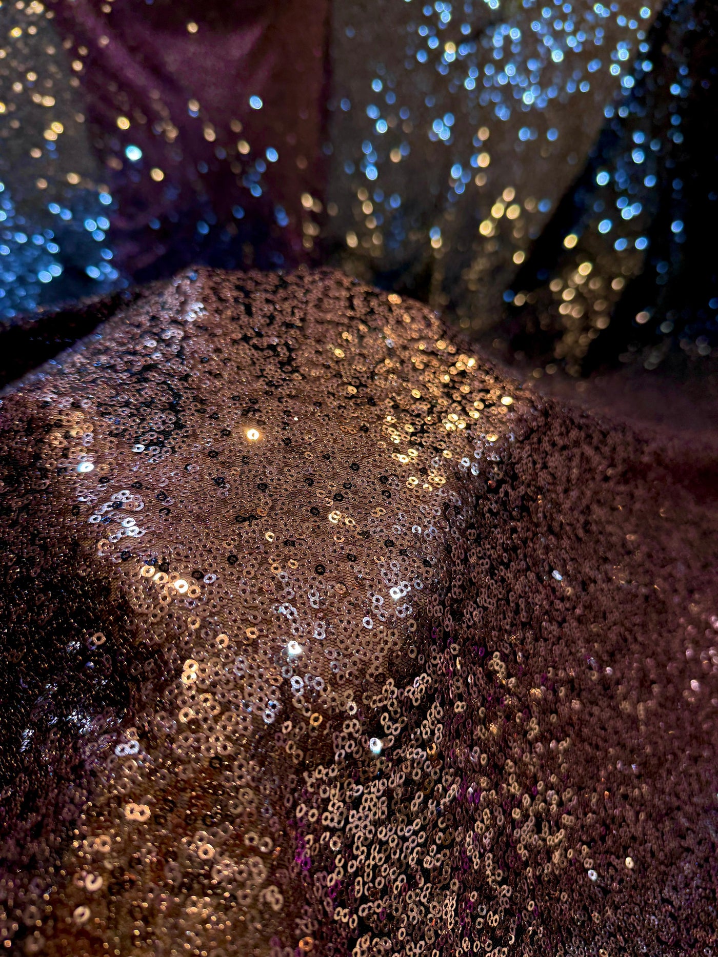 Net Shaded Sequins Embroidery 54 Inch Width