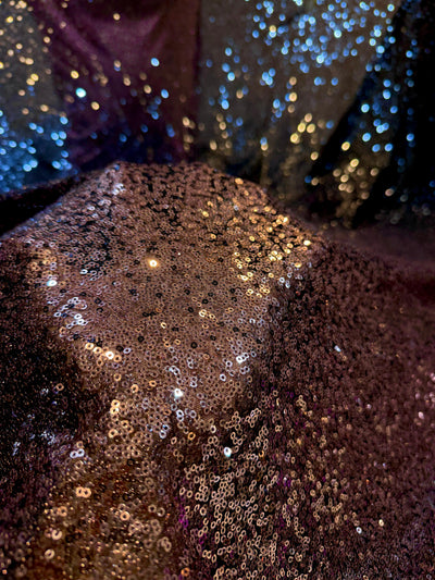 Net Shaded Sequins Embroidery 54 Inch Width