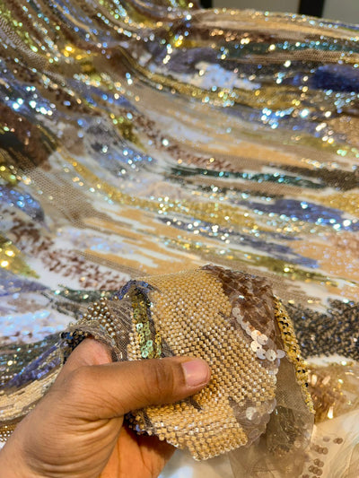 Riffat Handwork Net Embroidery 54inch width