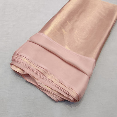 (Wholesale Pack of 20 meter) Superflowy Satin Georgette Shimmer Foil 44 inch width