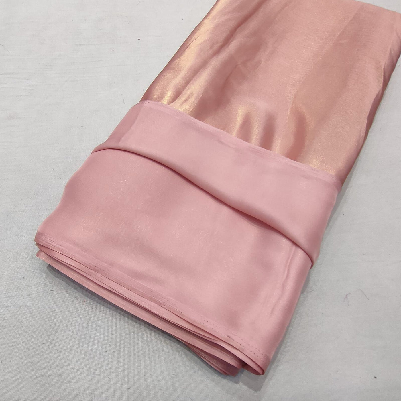 (Wholesale Pack of 20 meter) Superflowy Satin Georgette Shimmer Foil 44 inch width