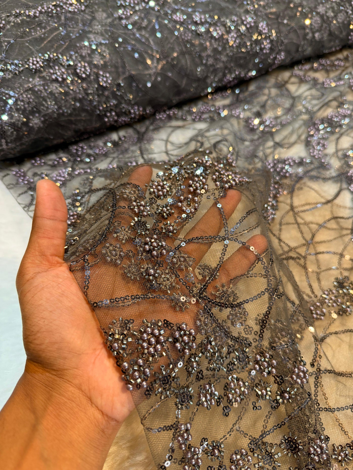 Imported Net Handwork Embroidery 54 inch width