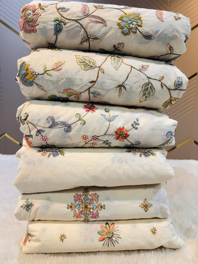 Heena (Jaal) Pure Cotten Handwork Embroidery 44 Inch width